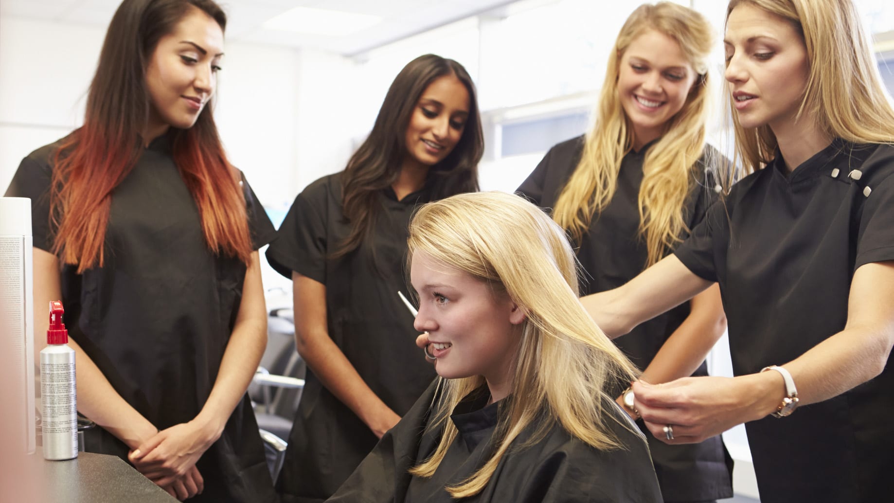 Hands-On Training at the Salon Professional Academy